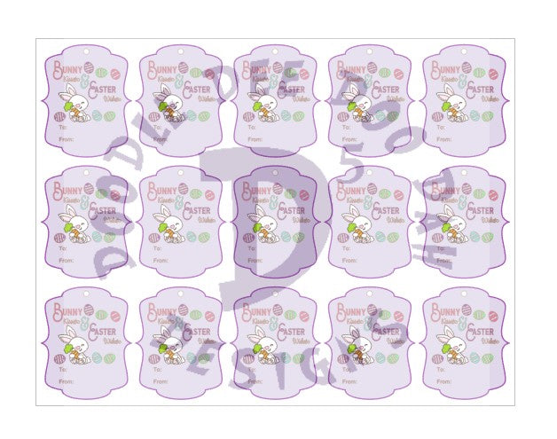 Dear Easter Bunny Letter Interactive PYO Digital Design