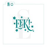 EEK Halloween Greeting Stencil for Cookies, Cakes & Culinary