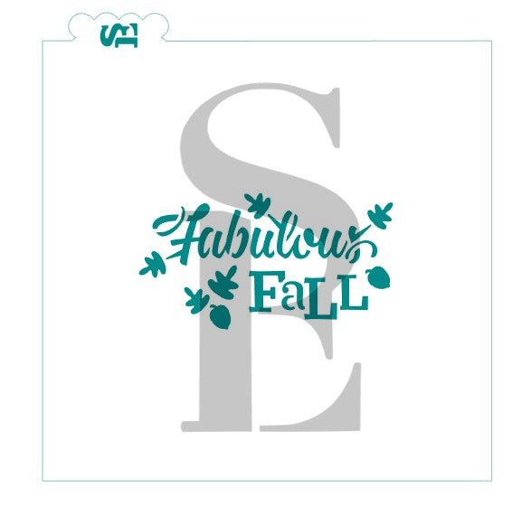 Fabulous Fall Stencil for Cookies, Cakes & Culinary