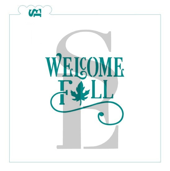 Welcome Fall Stencil 