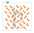 Candy Corn Background Stencil for Cookies, Cakes & Culinary