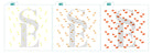 Candy Corn Background Stencil for Cookies, Cakes & Culinary
