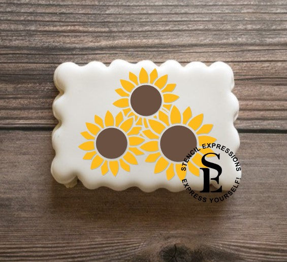 Sunflower Cluster TRADITIONAL BRIDGED 2-Layer Digital Design *