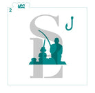 DAD - Father Silhouettes Set of 6 Digital Design Cookie Stencil