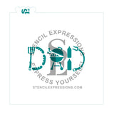 DAD Grilling 3-Layer or Single STD Stencils For Cookies, Cakes, Culinary *