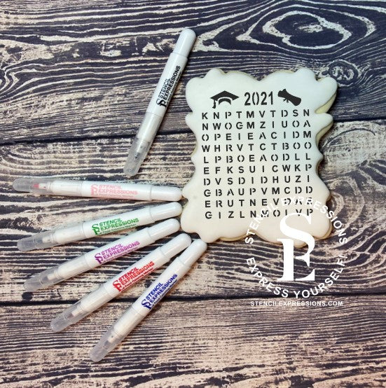 Graduation Word Search For Cookies, Cakes, Culinary