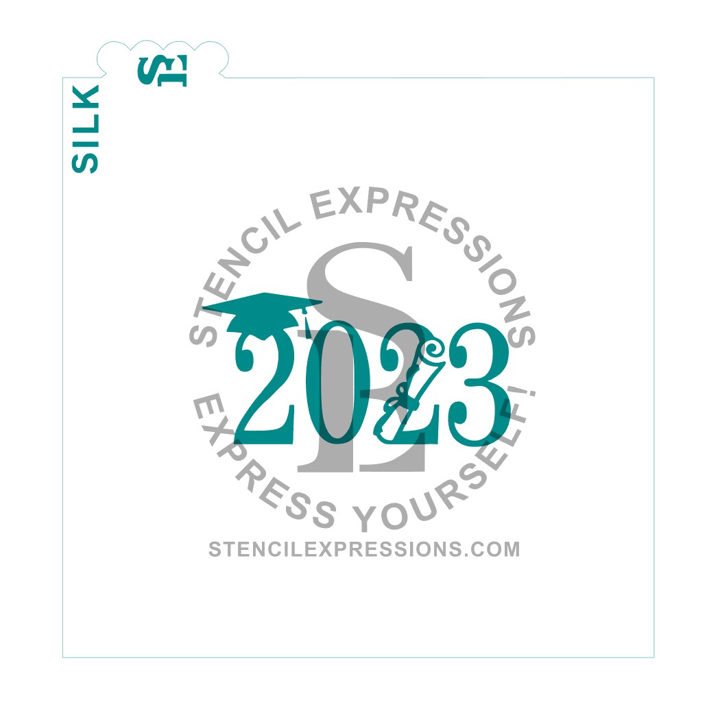 2023 Grad Cap & Scroll SILKSCREEN Digital Design*