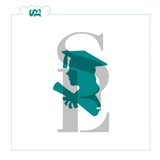 Grad Silhouettes Bundle Digital Design Cookie Stencil