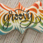 Groovy Floral Background Digital Design