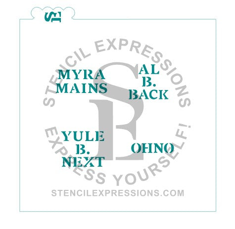 Haunted Church & Mini Graveyard Stencil and Cutters Bundle For Cookies, Cakes Culinary