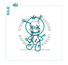 VooDoo Doll PYO SILKSCREEN Stencil SVG Digital Design Download *