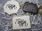 Streamers & Confetti Background Digital Design Cookie Stencil Wish Upon a Cookie TX
