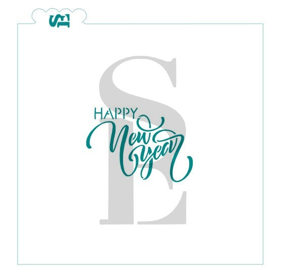 Happy New Year #2 Greeting for Cookies, Cakes & Culinary