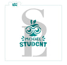 Model Student Nerdy Apple Digital Design