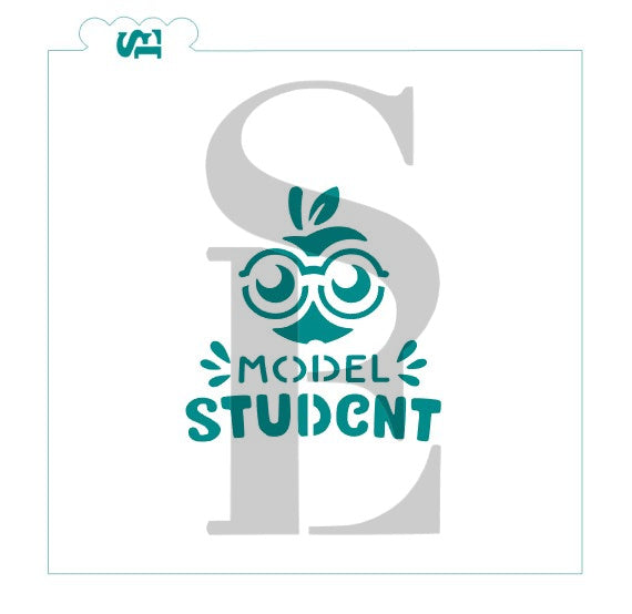 Model Student Nerdy Apple Digital Design