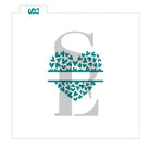 Monogram Heart / Hearts Name Plaque Digital Design
