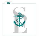 Ship Anchor Stencil for Cookies, Cakes & Culinary