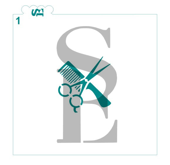 Beauty Salon Tools Bundle of 8 Digital Designs