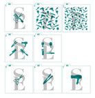 Beauty Salon Tools Bundle of 8 Digital Designs