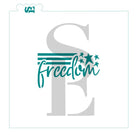 Freedom Cookie Stencil