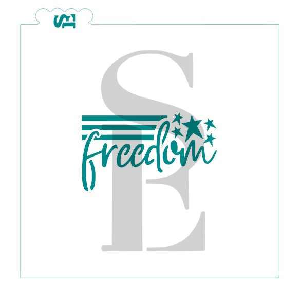 Freedom Cookie Stencil