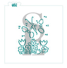 Butterfly Connect The Dot PYO Digital Design cookie stencil