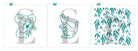 Down Under PYO Bundle Koala, Kangaroo, Gum Tree Digital Design cookie stencils