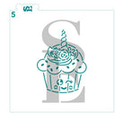 PYO Cupcakes and Donuts Fun Bundle Digital Download Cookie Stencil