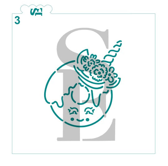 PYO Cupcakes and Donuts Fun Bundle Digital Download Cookie Stencil