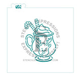 Reindeer Hot Cocoa Mug PYO For Cookies Cakes Culinary