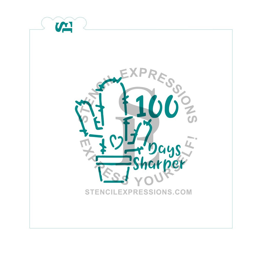 100 Days of School PYO Bundle Digital Stencil Download