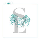 Snowmies Snowmen PYO Digital Design Cookie Stencil