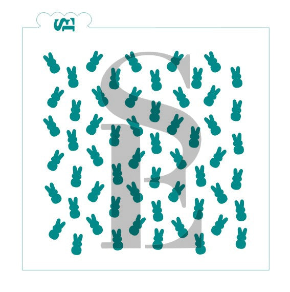 Peeps Bunnies Background Digital Design