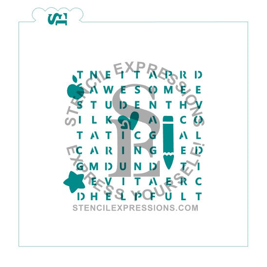 Teacher Appreciation Word Search Digital Design