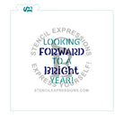 Looking Forward To A Bright Year! Sentiment, Single and Layered Digital Designs *