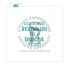 Looking Forward To A Bright Year! Sentiment, Single and Layered Digital Designs *