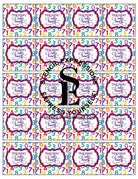 Teaching Is A Work Of Heart School Theme Treats Print Your Own Packaging Bundle: Treats Cards and Gift Tags