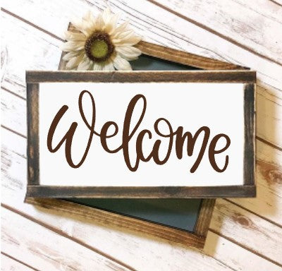 Welcome (To Our Home) Bridged and UnBridged Digital Design