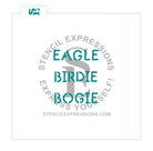 Golf Terms Sentiments Set of 2 Digital Designs * Eagle Birdie Bogie Hole In One