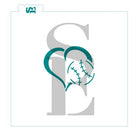 Heart Sports Balls Bundle Digital Design Baseball