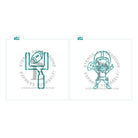 Football PYO Bundle Digital Stencil Design * Set of 2: Goal with Ball and Player Included