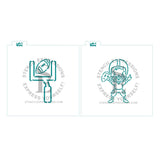Football PYO Bundle Digital Stencil Design * Set of 2: Goal with Ball and Player Included