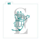 School Pencil Guy Waving PYO 