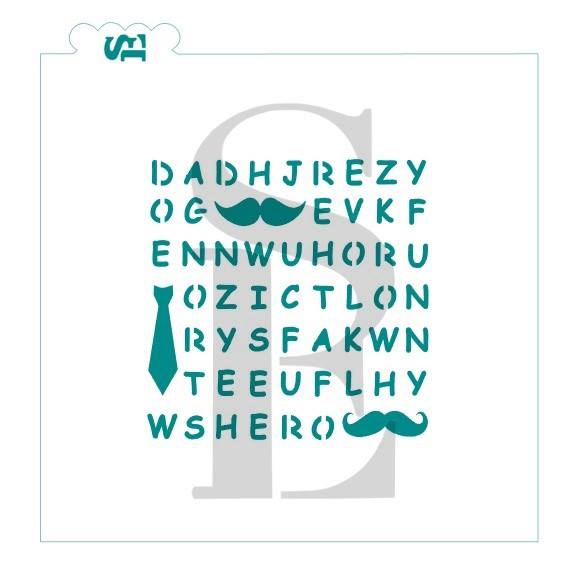 Father's Day Word Search with Bag Topper and Answer Key