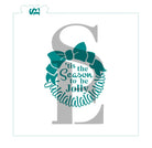 Tis the Season to be Jolly Wreath Digital Design