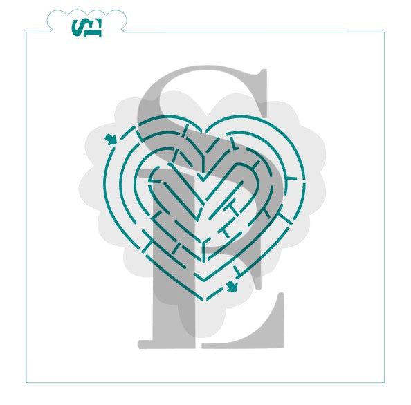 Heart Interactive PYO Maze Digital Design oon Ann Clark Cookie Cutter