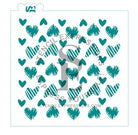 Artsy Hearts Background Digital Design Download Both Single and Layered Versions *