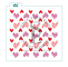 Artsy Hearts Background Digital Design Download Both Single and Layered Versions *