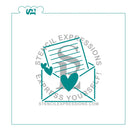 Love Letter Interactive Fill-In The Blanks PYO for Cookies, Cakes, Culinary*