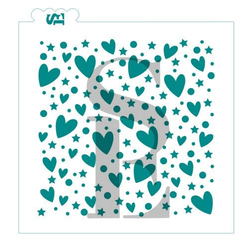 Hearts #2 Background Digital Design